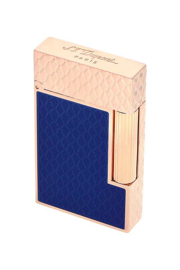 TR6785,S.T. Dupont Ligne 2 Mavi-Gold Puro Çakmağı 16632