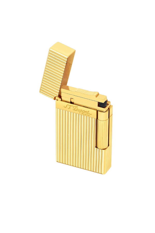 TR1105,S.T. Dupont Yellow Gold Finish Puro Çakmağı 16827