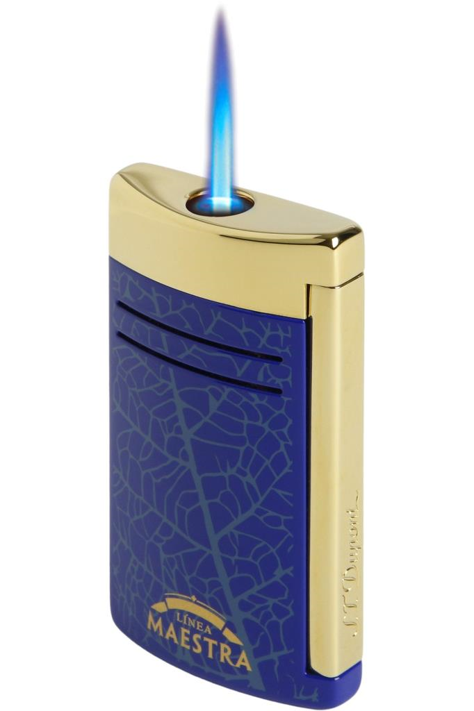 TR6464,S.T. Dupont Linea Maestra Partagas Mavi-Gold Maxijet Puro Çakmağı 20095