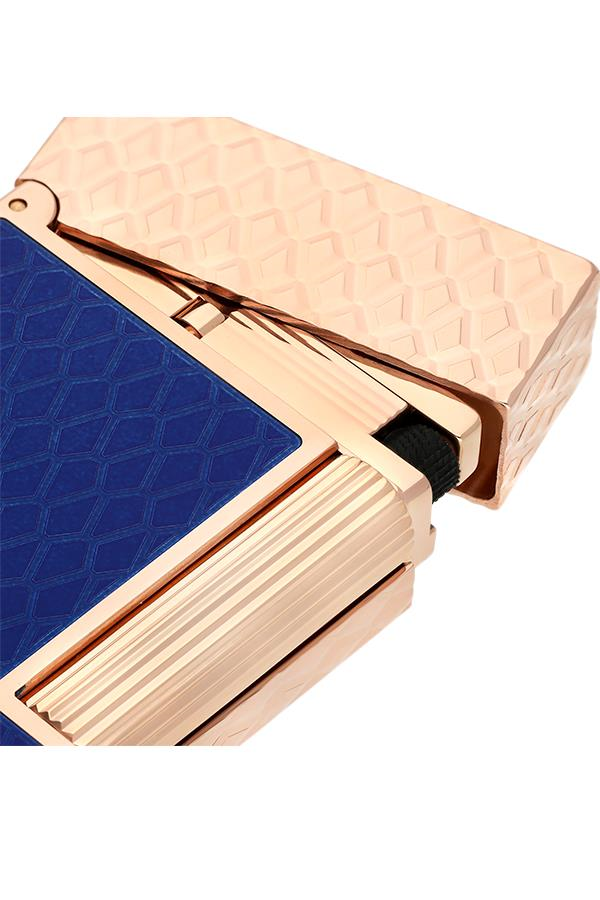 TR6785,S.T. Dupont Ligne 2 Mavi-Gold Puro Çakmağı 16632