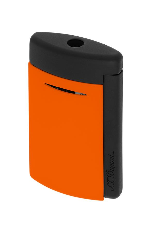 TR7483,S.T. Dupont Minijet Lacquered Neon Turuncu Puro Çakmağı 10869