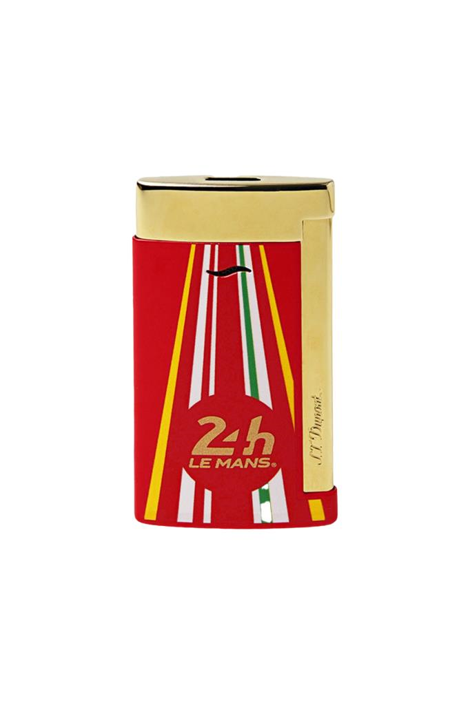 TR6474,S.T. Dupont 24th Le Mans Kırmızı-Gold Slim 7 Puro Çakmağı 27790