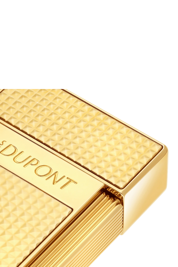 TR9140,S.T. Dupont Biggy Golden Diamond Head Puro Çakmağı 28119