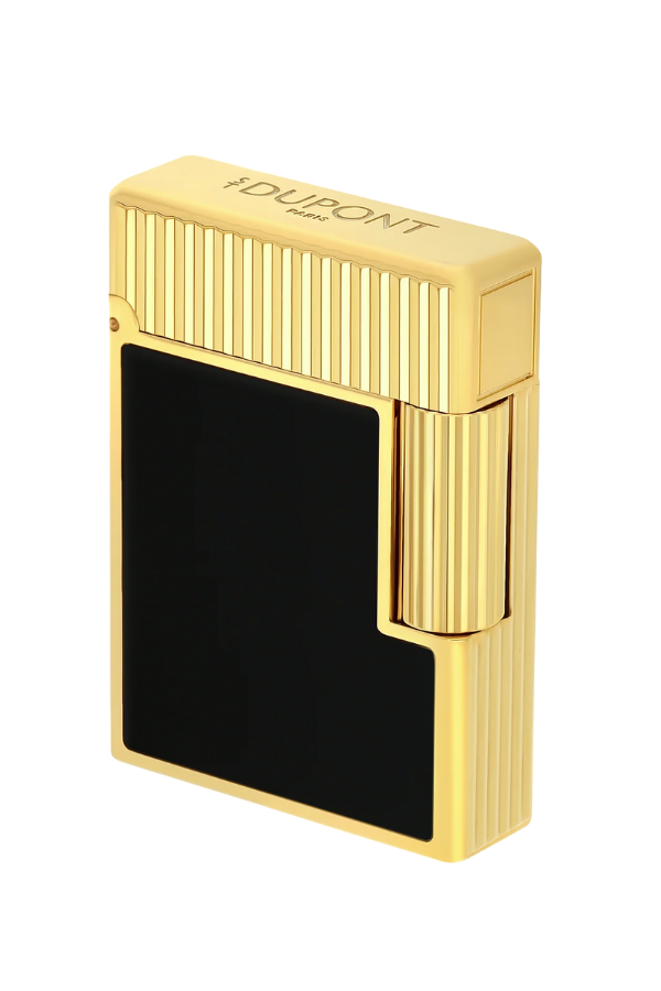 TR9147,S.T. Dupont Ligne 1 Gold-Siyah Puro Çakmağı 14120