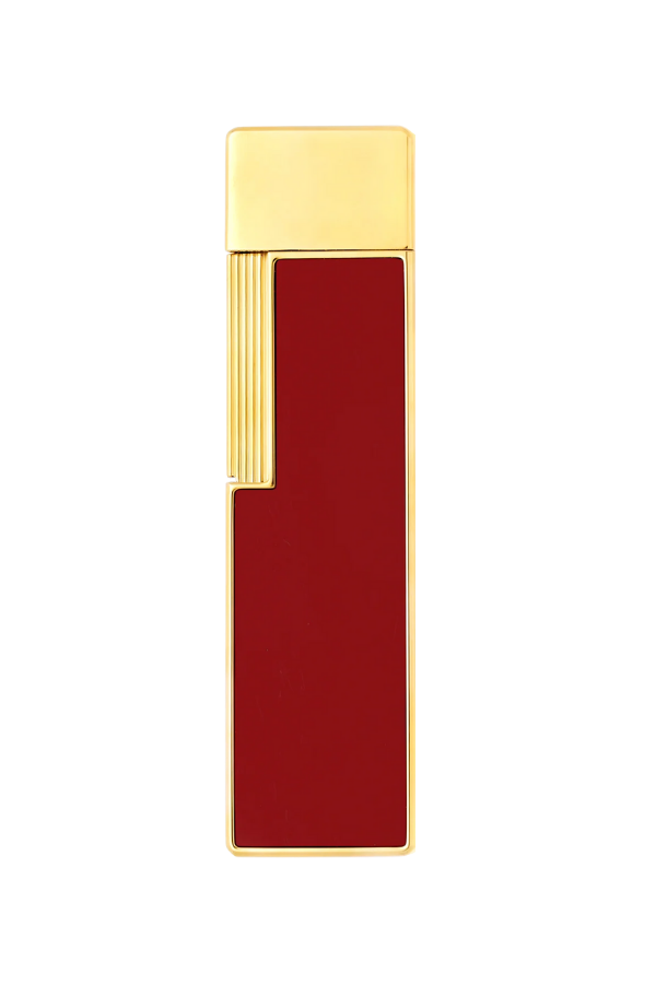 TR8442,S.T. Dupont Lacquered Twiggy Kırmızı Puro Çakmağı 30030
