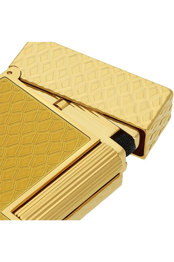 TR6786,S.T. Dupont Ligne 2 Shiny Gold Puro Çakmağı 16630