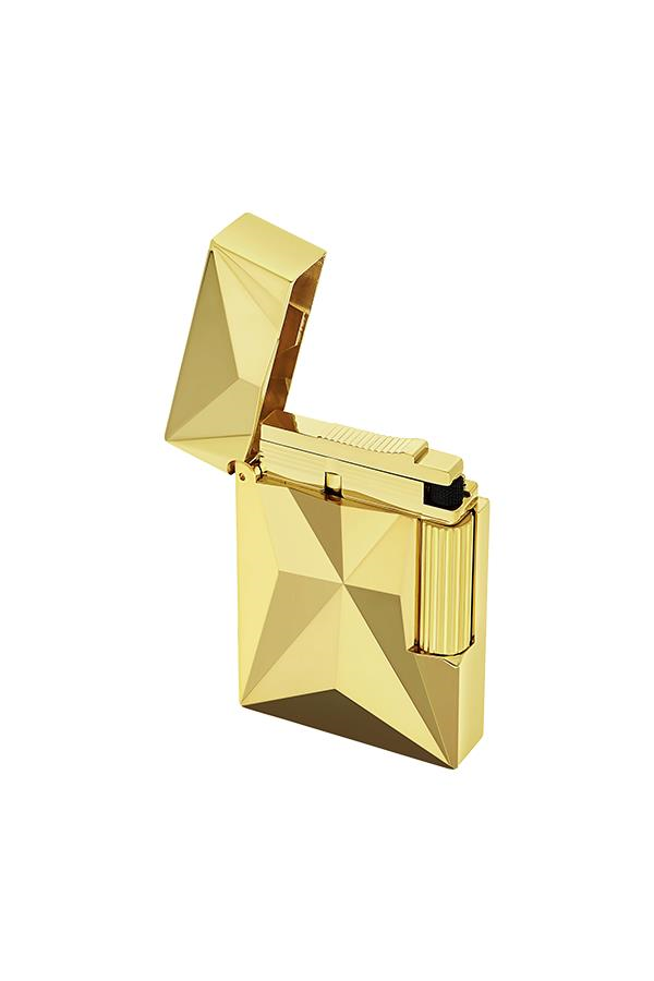 TR6912,S.T. Dupont Ligne 2 Gold Fire X Luxury Gold Puro Çakmağı 18611