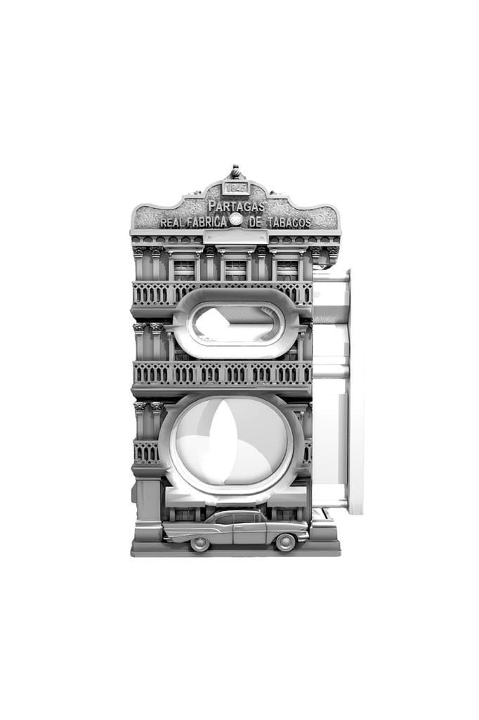 TR6616,S.T. Dupont Partagas Le Grand Çakmak - Düz & V Kesici - Kol Düğmesi Premium Paladyum Set