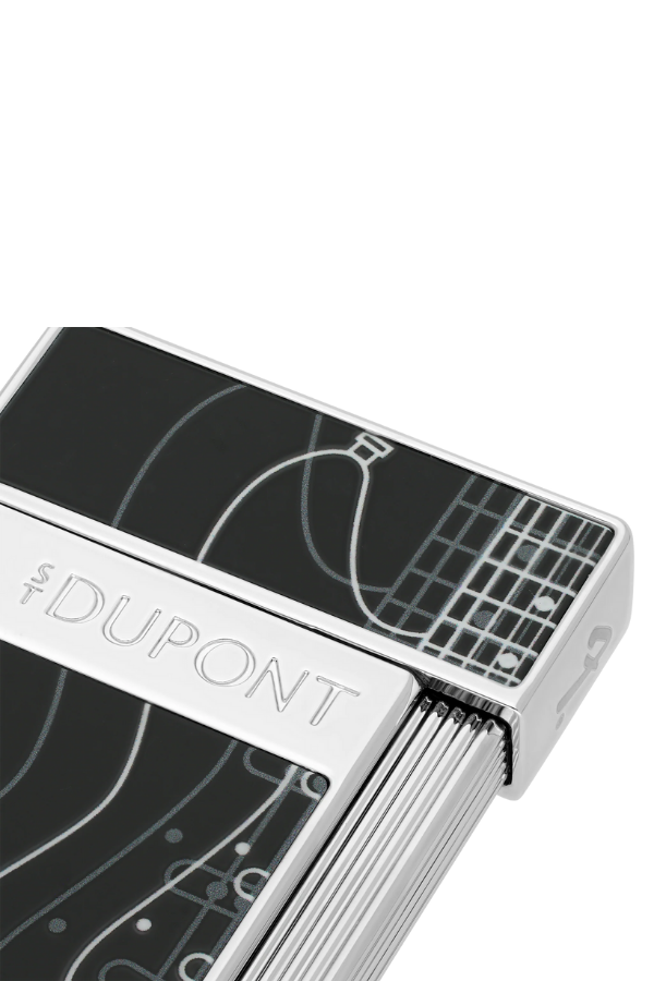 TR8884,S.T. Dupont Slimmy Fender Siyah Puro Çakmağı 28025