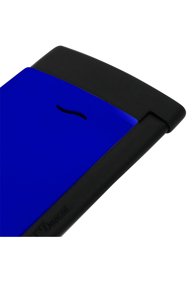 TR7584,S.T. Dupont Slim 7 Mavi-Siyah Puro Çakmağı 27771