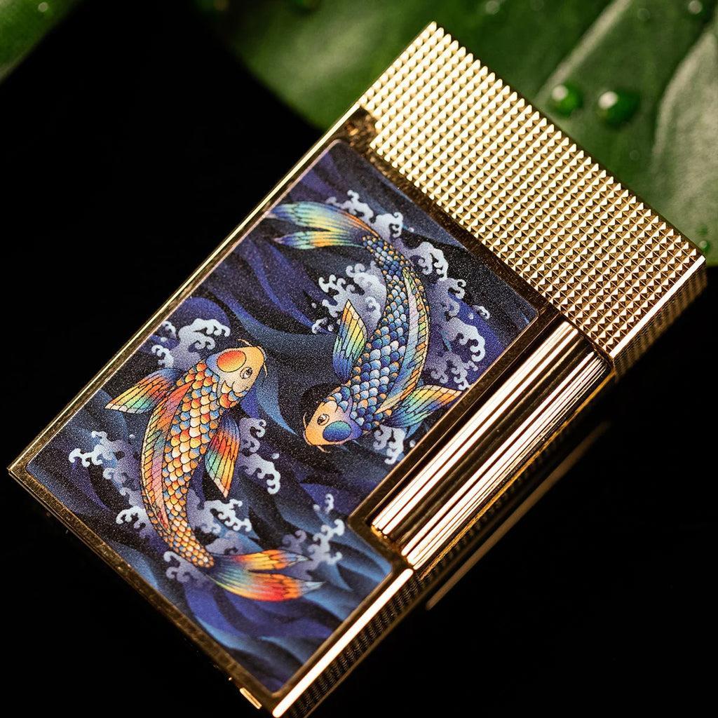 TR6909,S.T. Dupont Ligne 2 Koifish Puro Çakmağı 016397SH