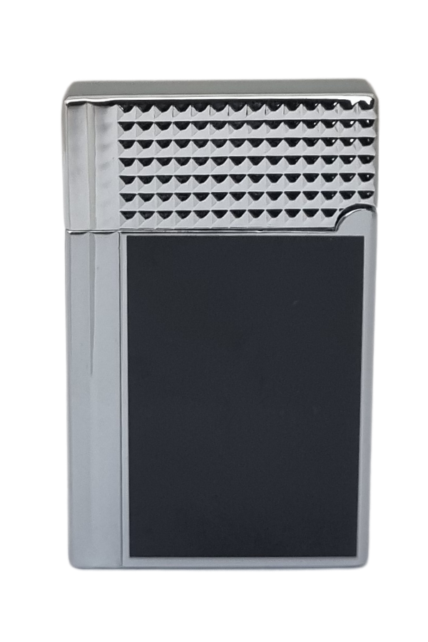 TR7697,Vindiesel Soft Flame Siyah-Gümüş Desenli Çakmak