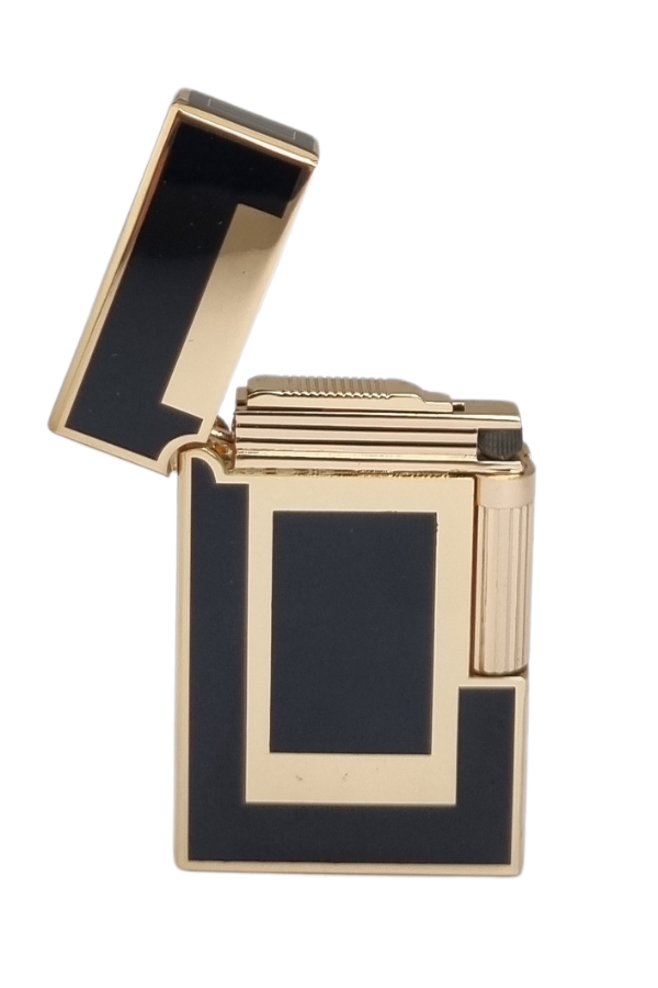 TR7682,Vindiesel Soft Flame Siyah-Gold Desenli Çakmak
