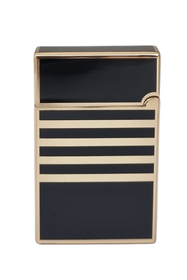 TR7685,Vindiesel Soft Flame Siyah-Gold Desenli Çakmak