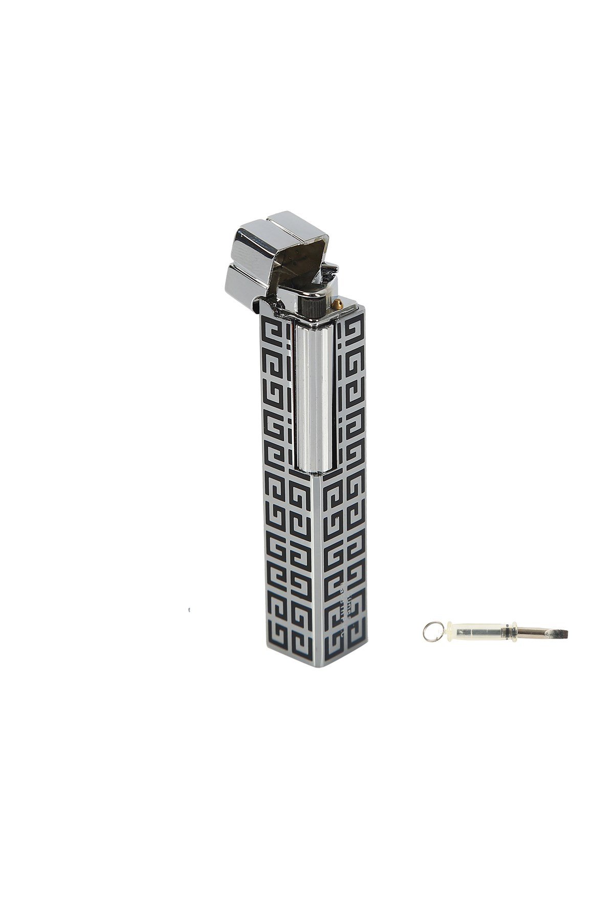 TR4780,Vindiesel Soft Flame Gümüş Desenli Çakmak