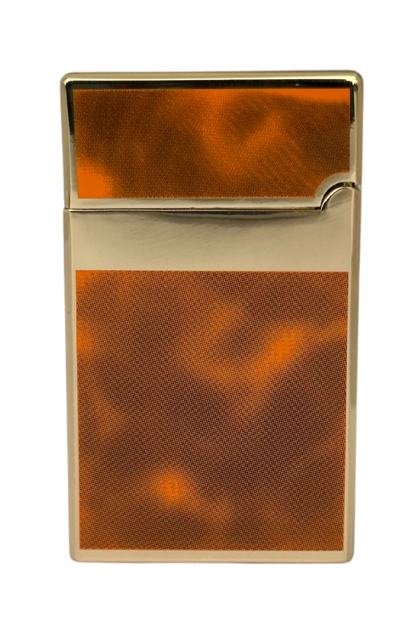 TR7681,Vindiesel Soft Flame Turuncu Desenli Çakmak
