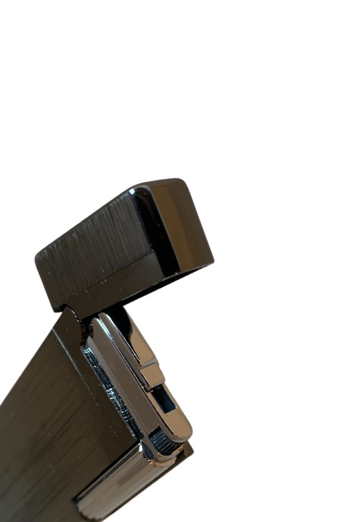 TR6689,Vindiesel Fırçalı Gunmetal Slim Soft Flame Çakmak