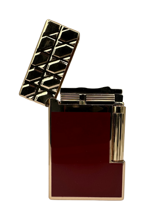 TR7670,Vindiesel Soft Flame Kırmızı-Gold Desenli Çakmak