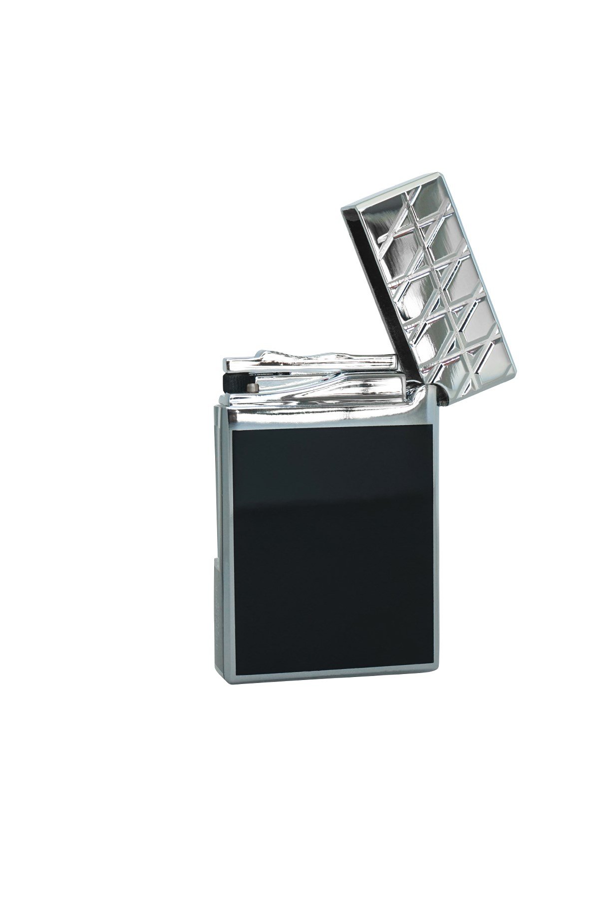 TR4519,Vindiesel Soft Flame Siyah-Gümüş Çakmak