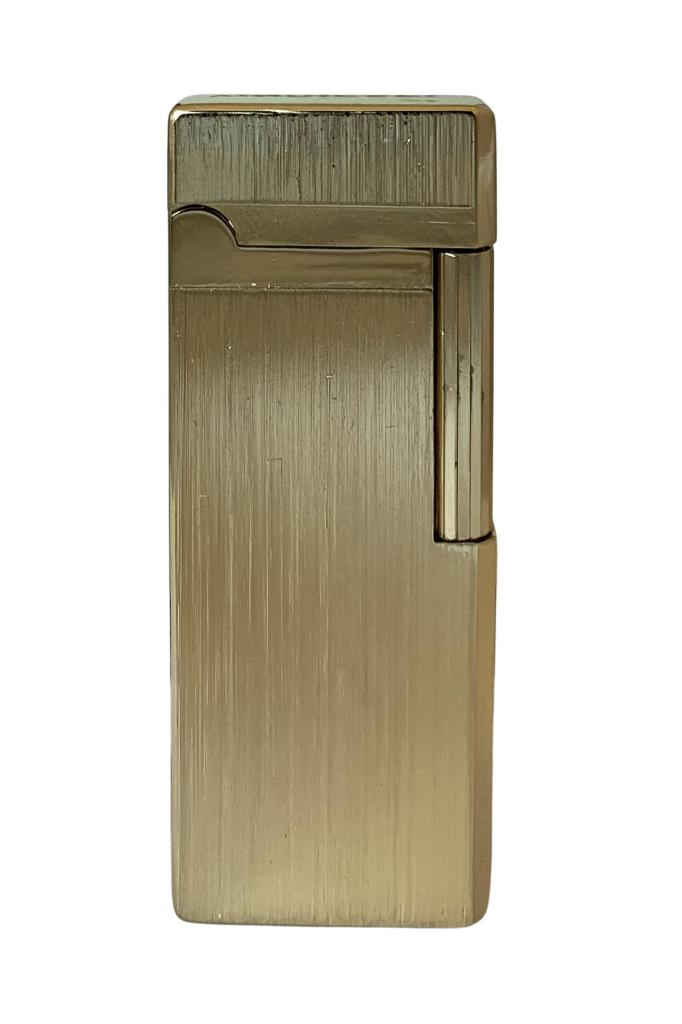 TR6686,Vindiesel Fırçalı Gold Slim Soft Flame Çakmak