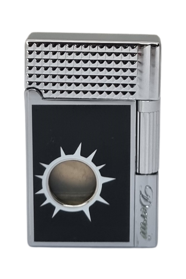 TR7697,Vindiesel Soft Flame Siyah-Gümüş Desenli Çakmak