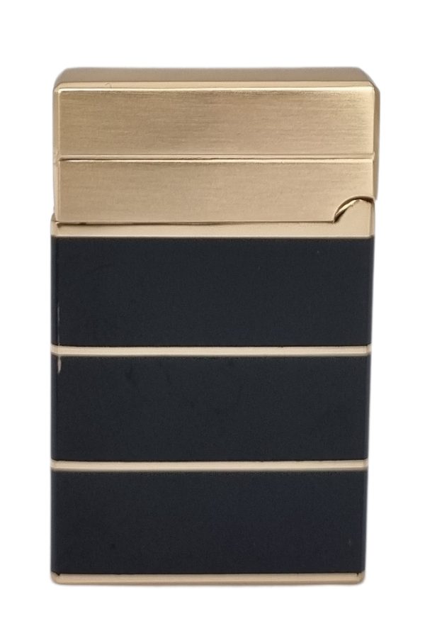 TR7705,Vindiesel Soft Flame Siyah-Gold Desenli Çakmak