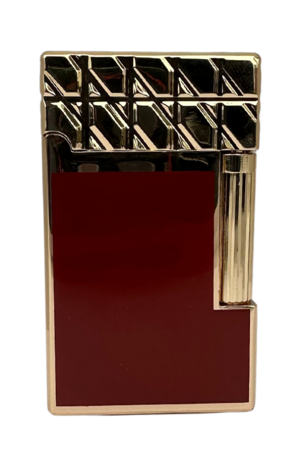 TR7670,Vindiesel Soft Flame Kırmızı-Gold Desenli Çakmak