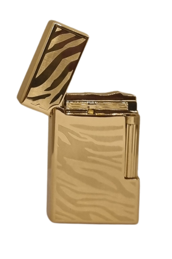 TR7674,Vindiesel Soft Flame Gold Desenli Çakmak
