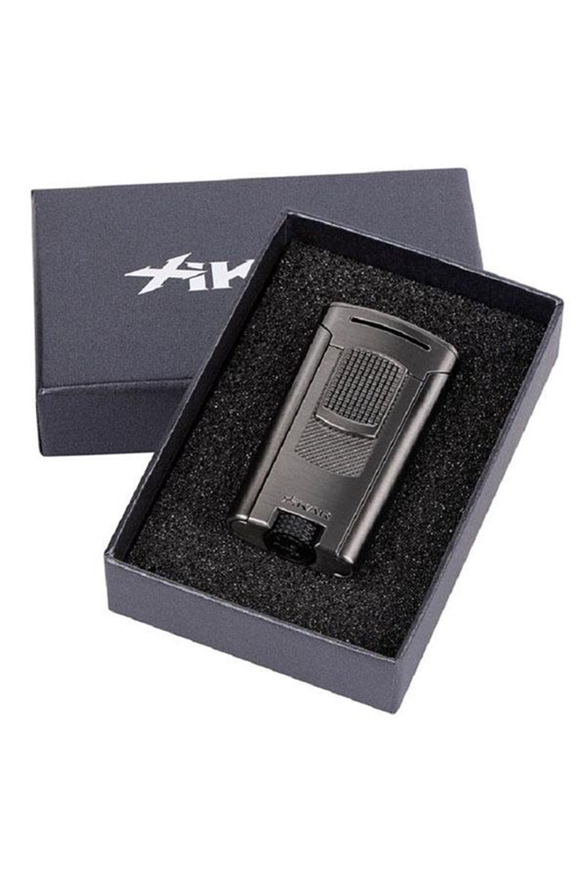 TR5168,Xıkar Astral Sıngle Gunmetal Çakmak