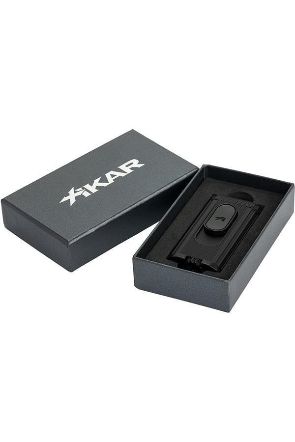 TR7508,Xikar Hedron Mat Siyah Tek Torch Puro Çakmağı