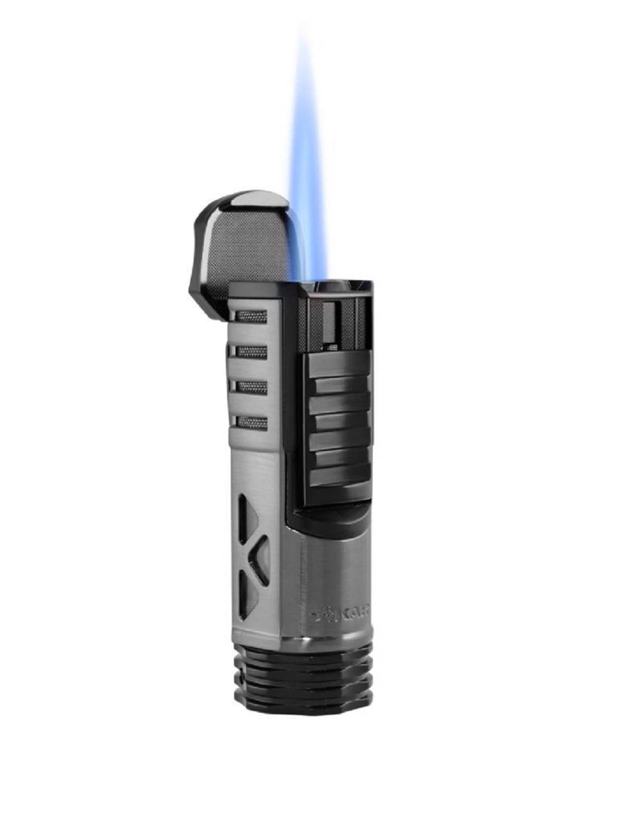 TR2804,Xikar Tactical Single Lighter Gunmetal Black Puro Çakmağı