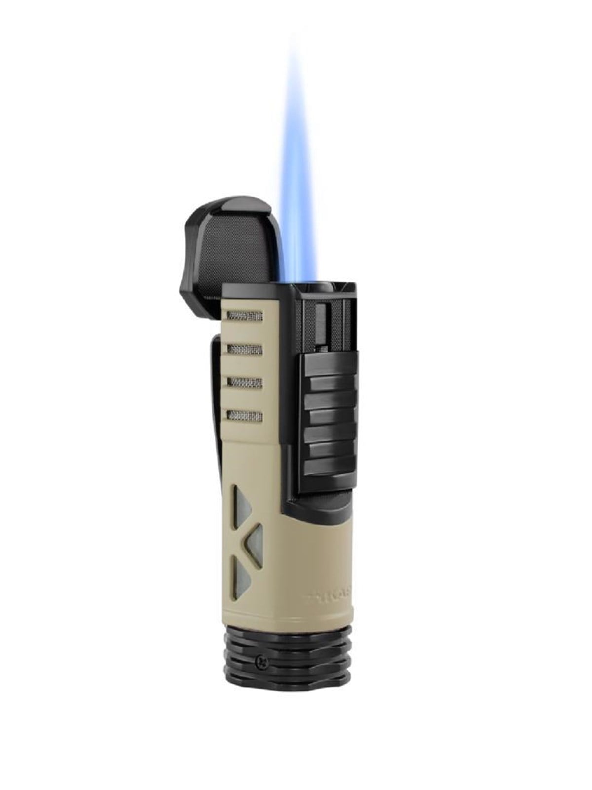 TR2802,Xikar Tactical Single Lighter Flat Dark Puro Çakmağı
