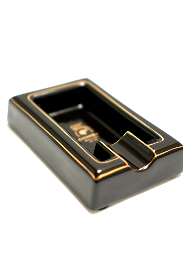TR10035,Cohiba 55. Yıl Özel Seri Siyah Gold Porselen Tekli Puro Küllüğü