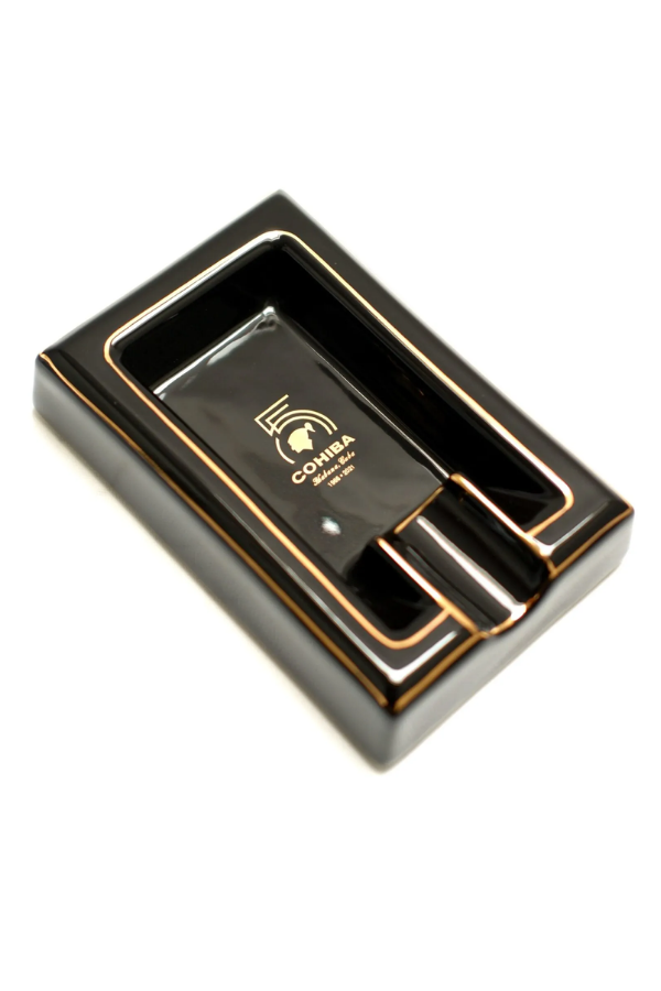 TR10035,Cohiba 55. Yıl Özel Seri Siyah Gold Porselen Tekli Puro Küllüğü