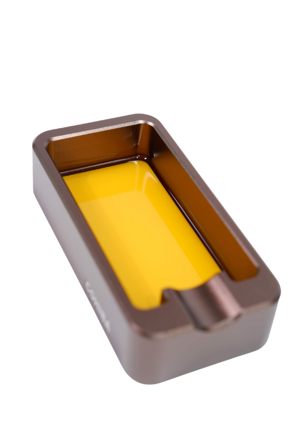 TR9060,Cohiba Sarı - Gunmetal Tekli Puro Küllüğü