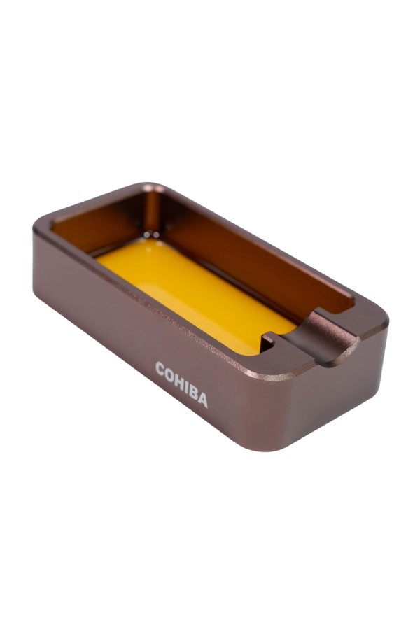 TR9060,Cohiba Sarı - Gunmetal Tekli Puro Küllüğü