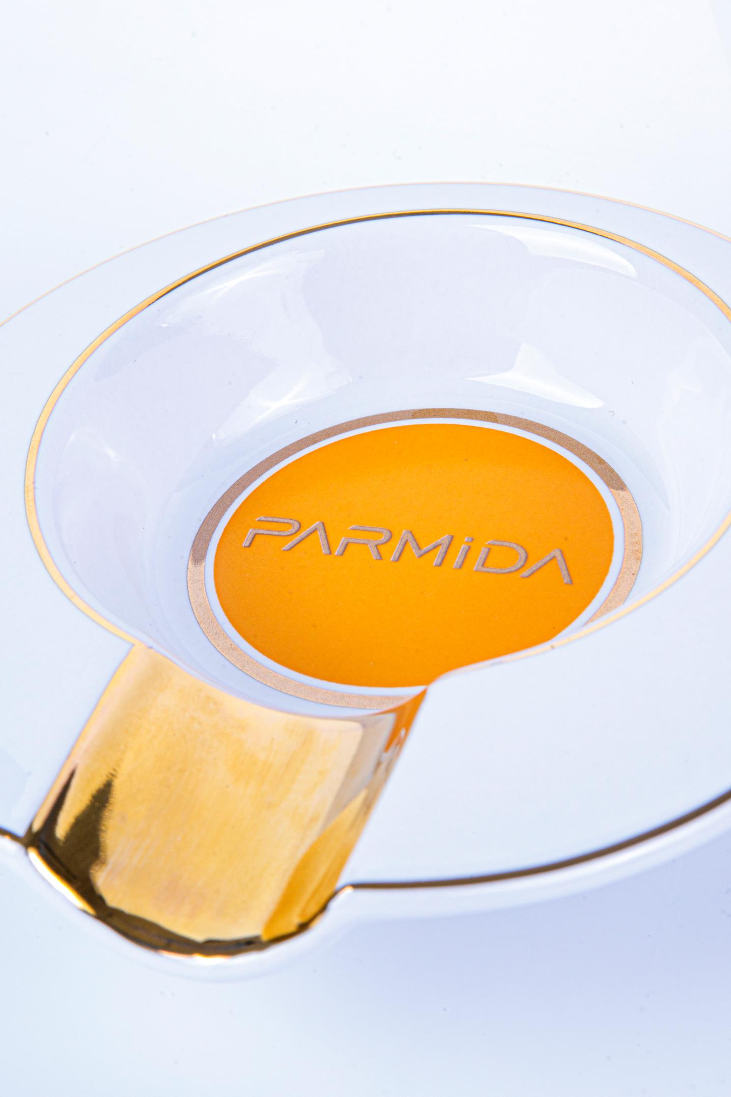 TR8279,Parmida Beyaz-Gold Porselen Tekli Puro Küllüğü