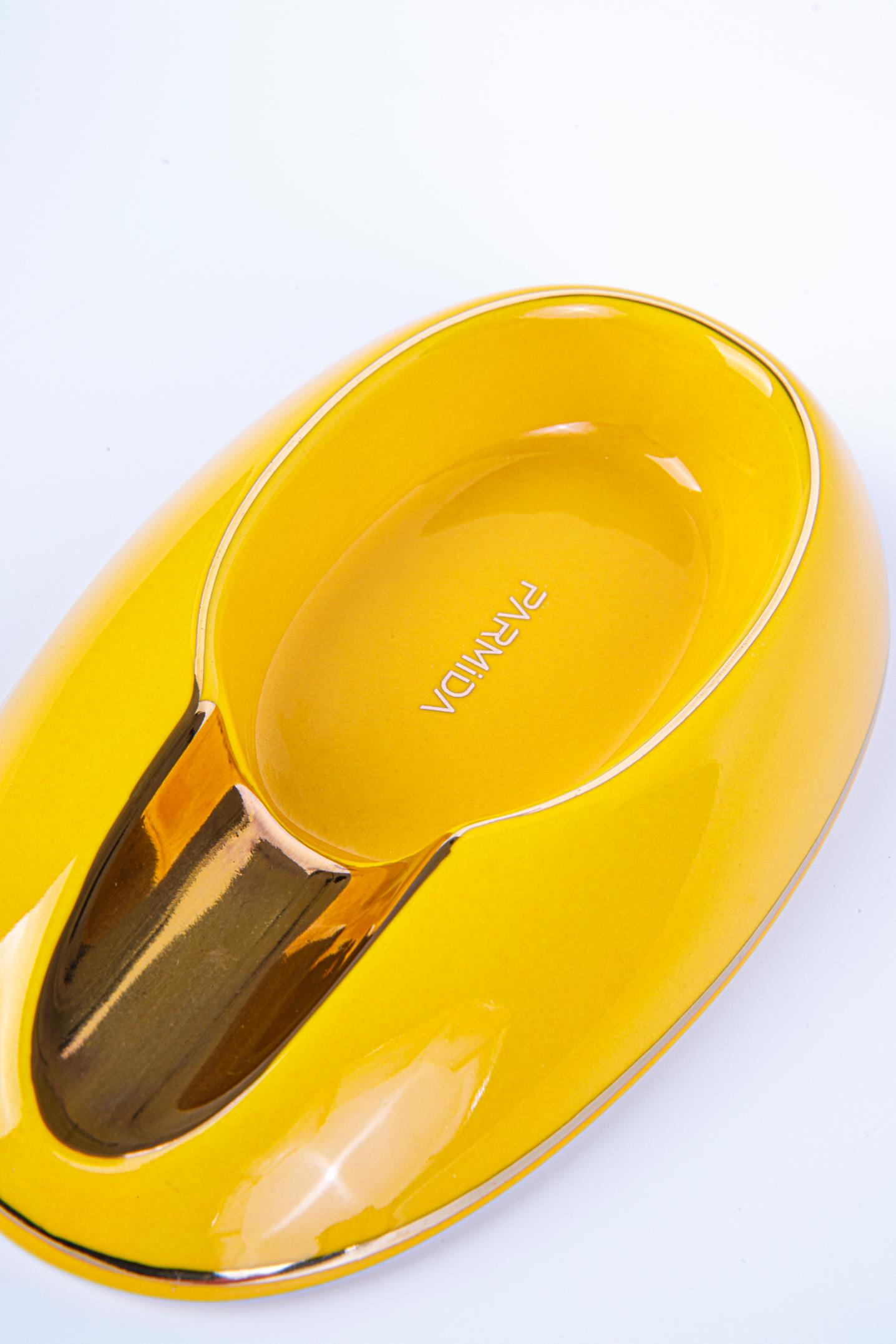 TR8272,Parmida Sarı-Gold Porselen Tekli Puro Küllüğü