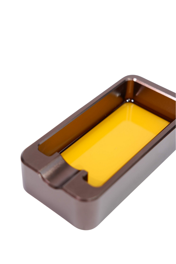 TR9053,PremiumQuality Sarı - Gunmetal Tekli Puro Küllüğü