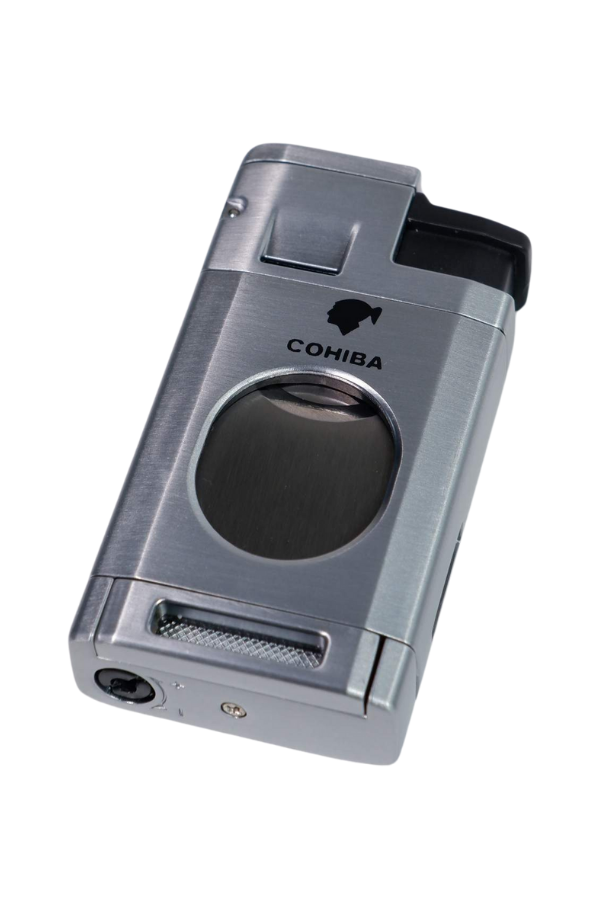 TR8970,Cohiba 3 Torch Pürmüz Gümüş Puro Çakmağı