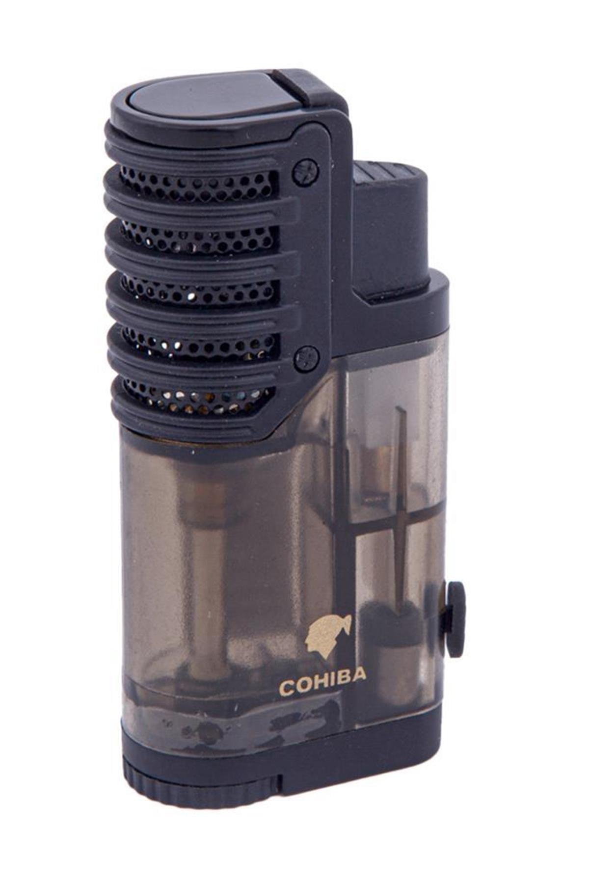 TR6076,Cohiba 3 Torch Siyah Puro Çakmağı