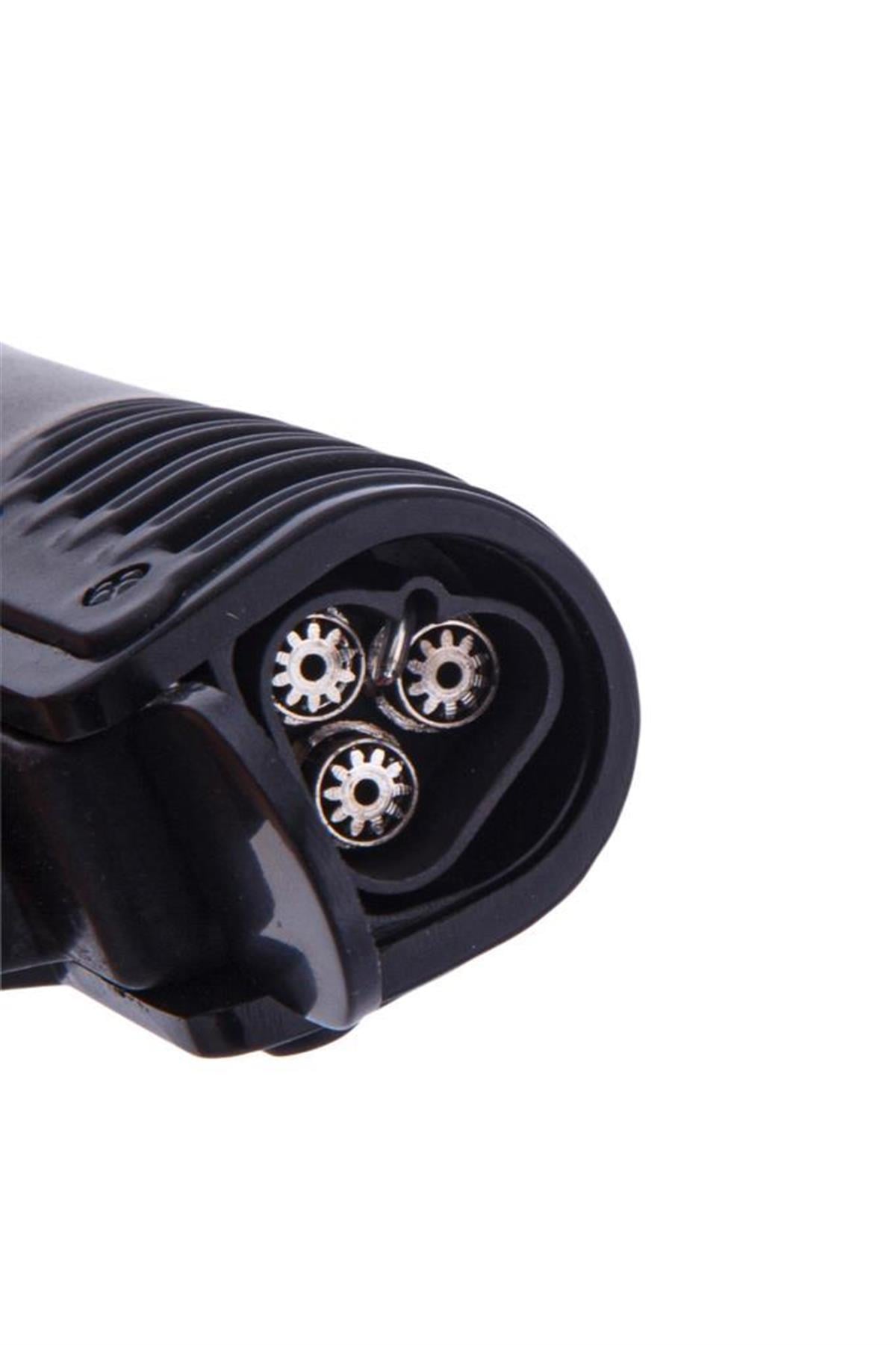 TR6076,Cohiba 3 Torch Siyah Puro Çakmağı