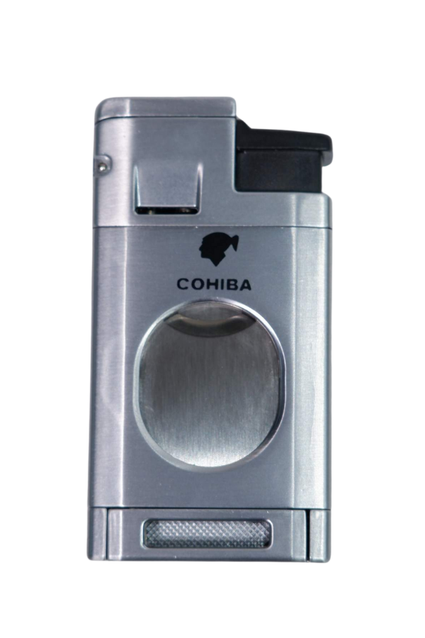 TR8970,Cohiba 3 Torch Pürmüz Gümüş Puro Çakmağı