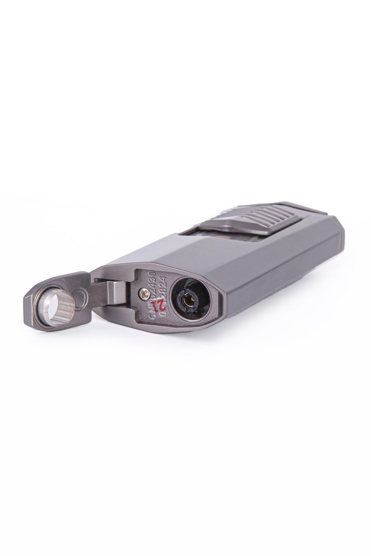 TR7946,Cohiba 3 Torch Pürmüz Gunmetal Metal Puro Çakmağı