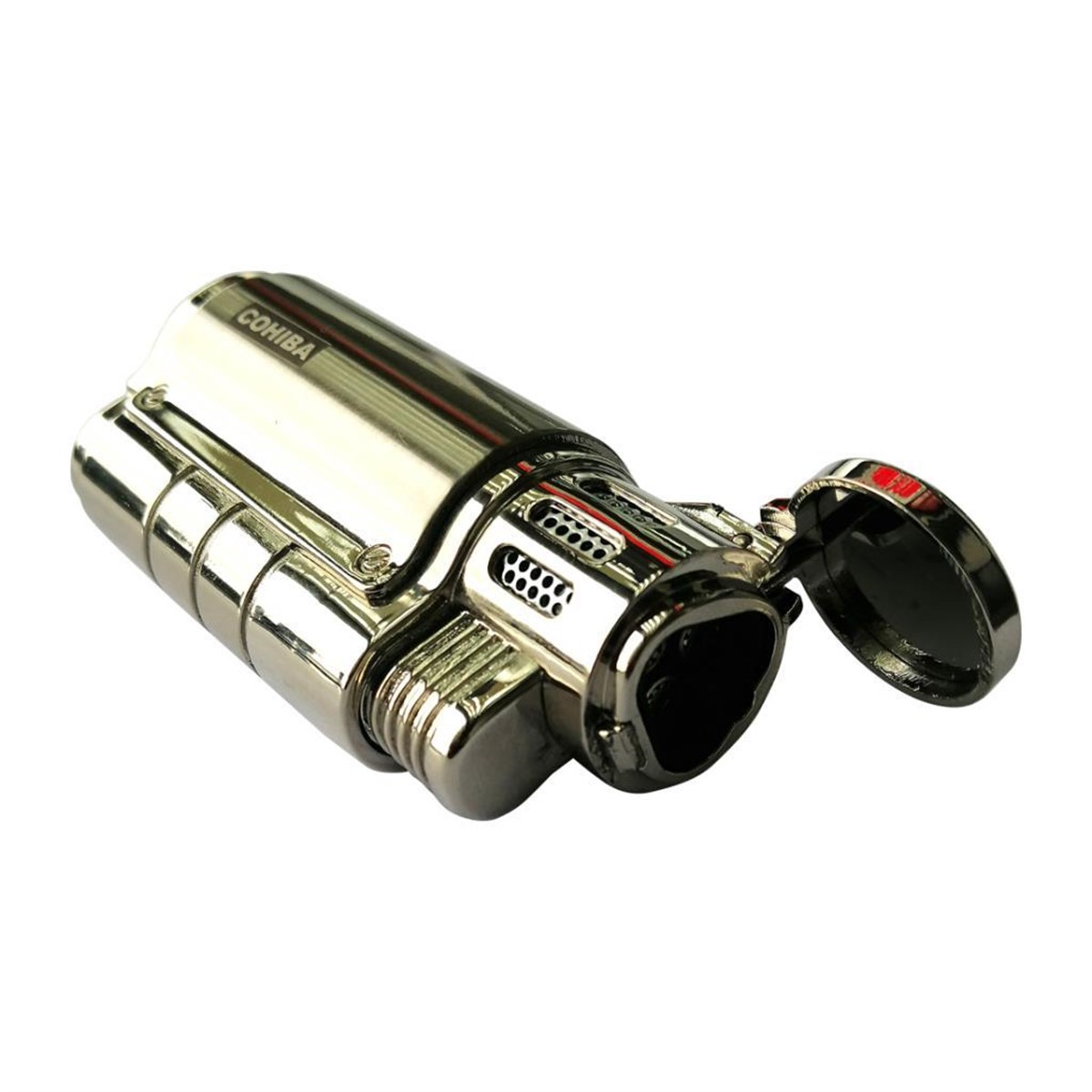 TR873,Cohiba 3 Torch Gümüş Puro Çakmağı