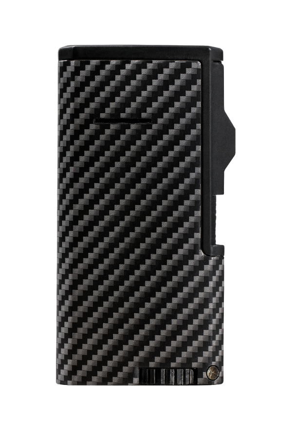 TR8940,Cohiba 3 Torch Pürmüz Siyah Karbon Desenli Puro Çakmağı