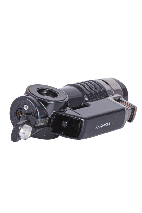 TR7906,Cohiba 3 Torch Pürmüz Siyah-Gunmetal Metal Puro Çakmağı