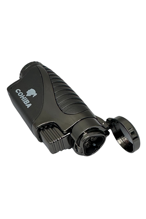 TR7616,Cohiba 3 Torch Pürmüz Gümüş Puro Çakmağı
