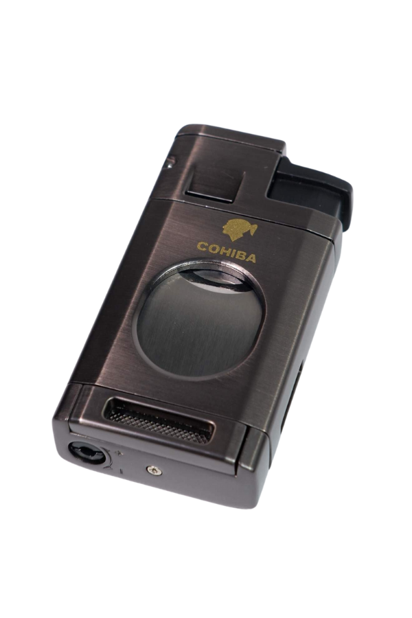 TR8971,Cohiba 3 Torch Pürmüz Gunmetal Puro Çakmağı