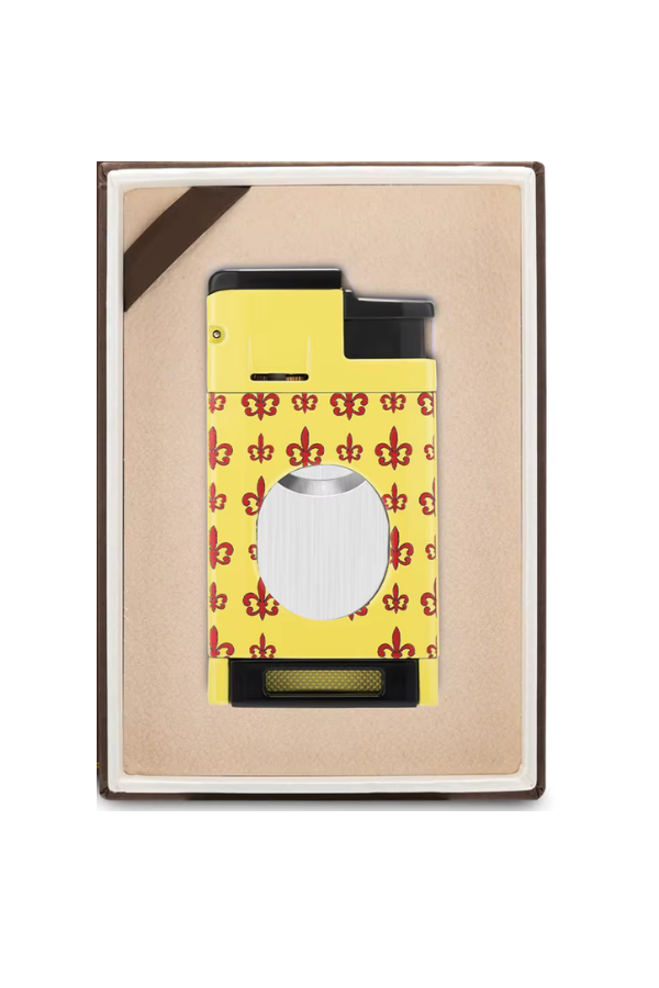 TR7734,Cohiba 3 Torch Pürmüz Limitli Seri Monte Cristo Sarı Dahili Kesicili Puro Çakmağı